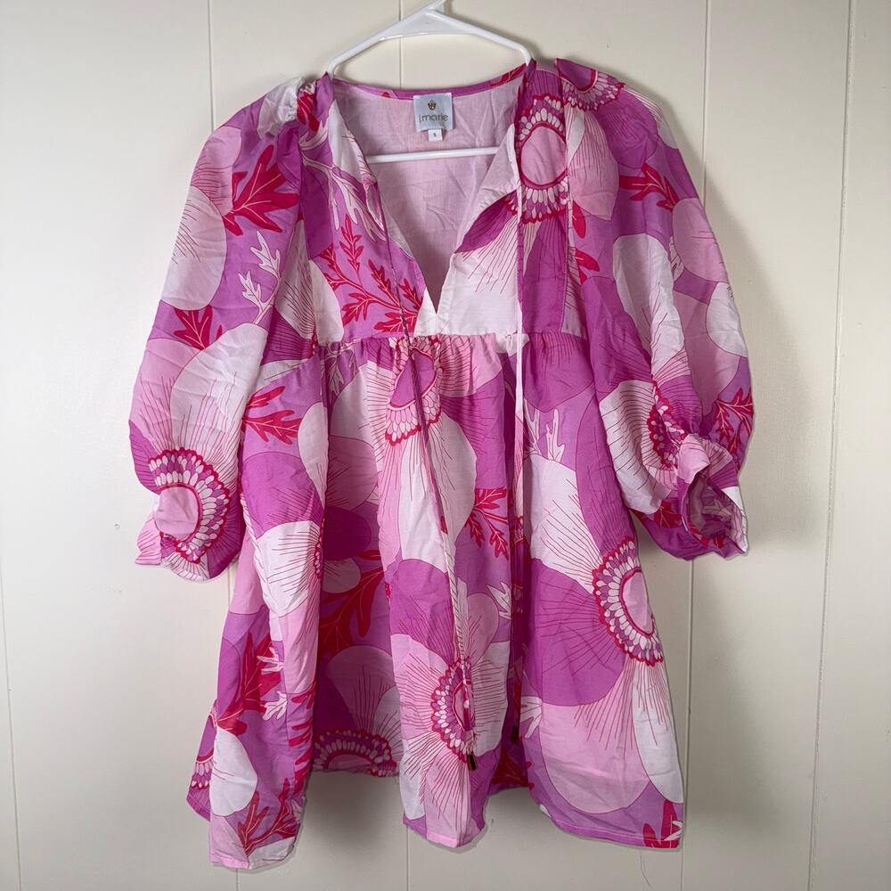 Floral Pink Blouse